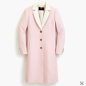 NWT J. Crew Coat in Double Serge Wool